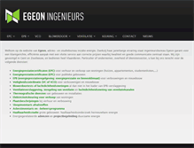 Tablet Screenshot of egeon.be